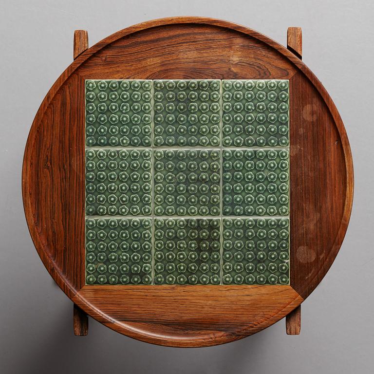 Jens Quistgaard, two rosewood side tables, Denmark 1960's.