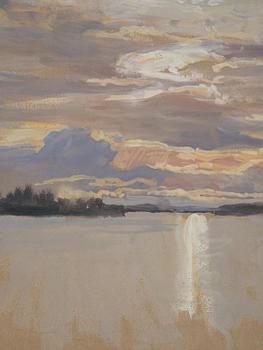 Eero Järnefelt, Solnedgång över havet.