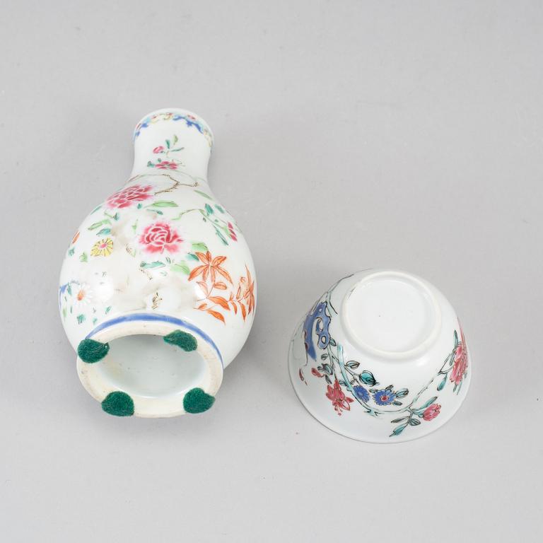 A group of porcelain, Qing dynasty, Qianlong (1736-95).