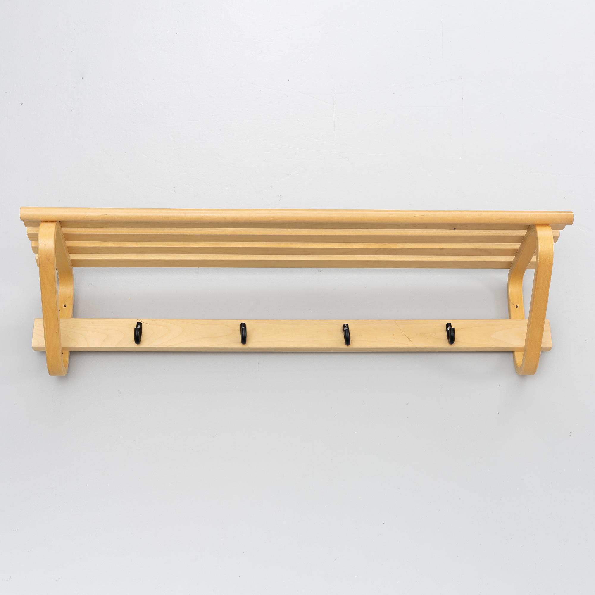 Alvar Aalto, a model 109 shelf, Artek, Finland, second half of the 20th century.