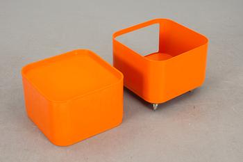 RULLHURTS / BORD, plast, "Componibili", Anna Castelli-Ferrieri, Kartell, Husqvarna.