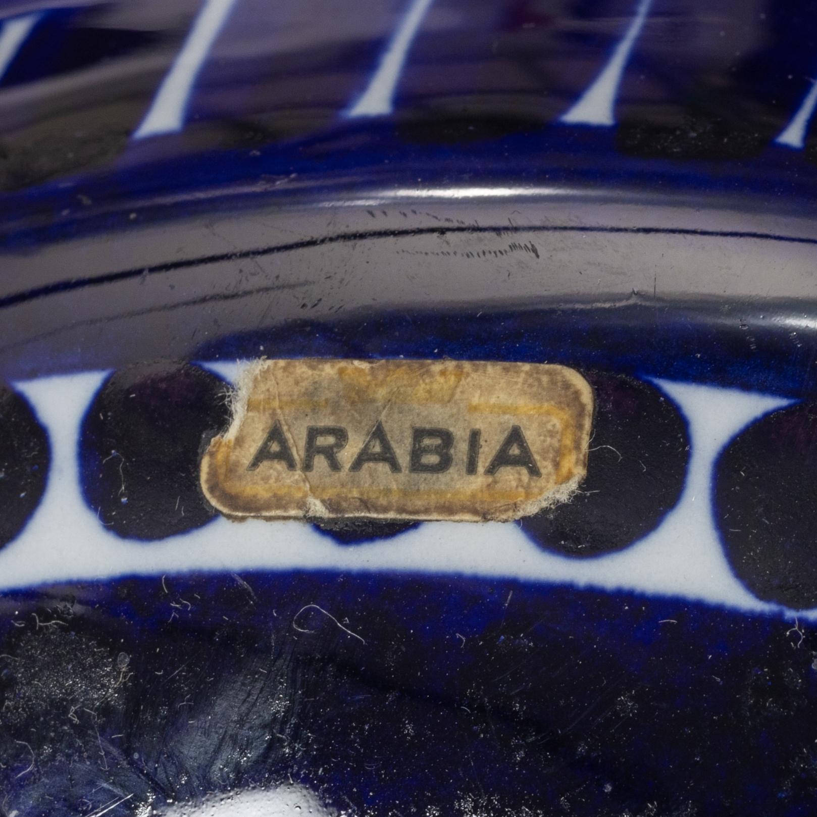 Ulla Procopé, terrin med lock, "Valencia", Arabia, Finland.