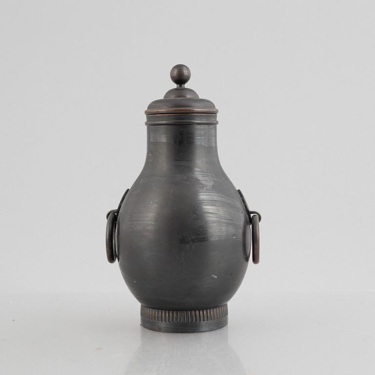 Svenskt Tenn, an urn with cover, Stockholm, Sweden 1929.