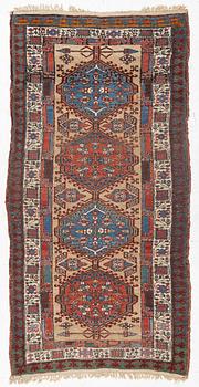 An antique Sarab rug , c. 205 x 105 cm.