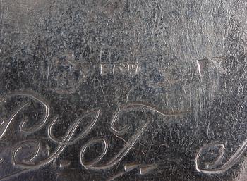 SOPPSLEV, silver, G.W. Edvall, otydliga stämplar.