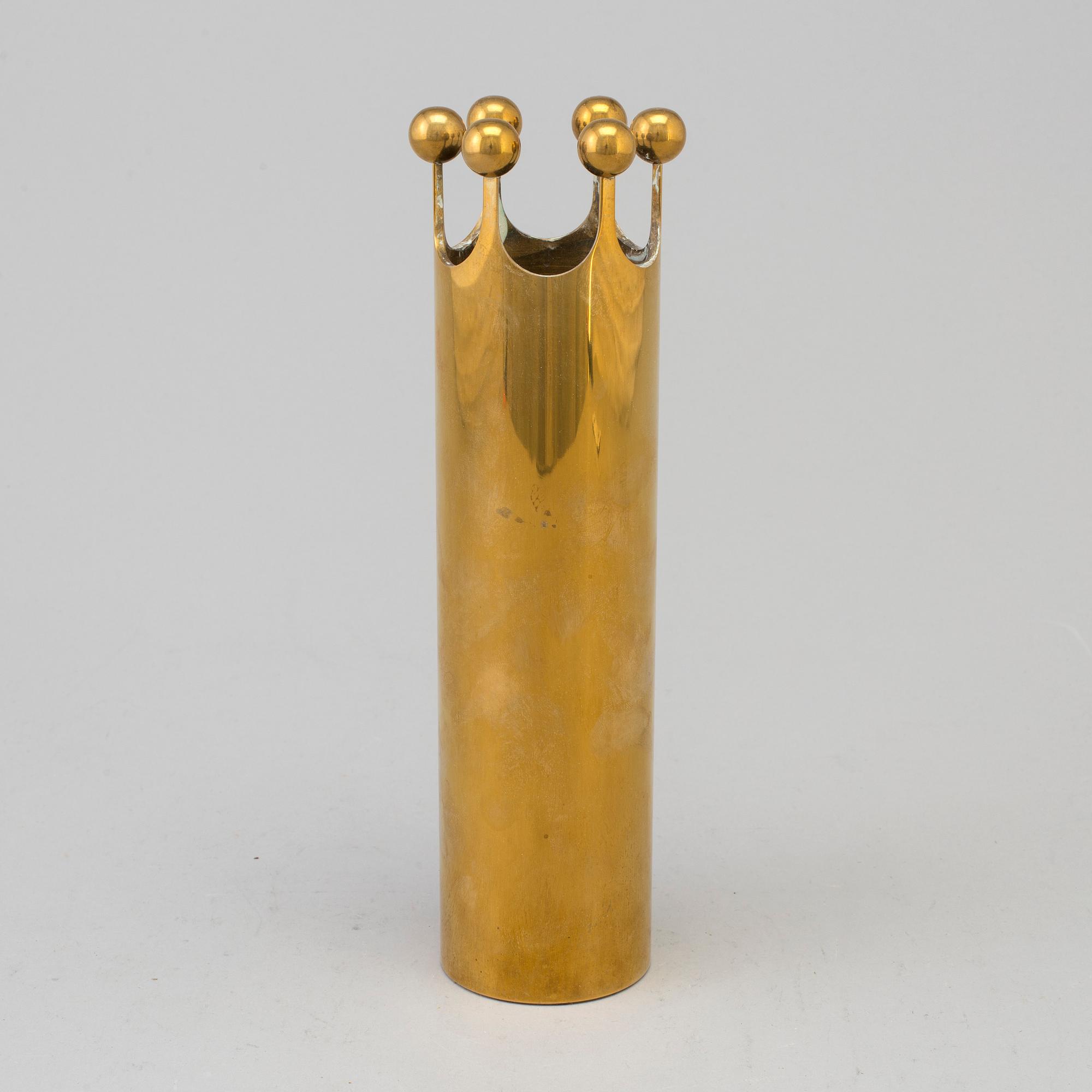 PIERRE FORSSELL, vase, Skultuna Bruk, second half of the 20th century.