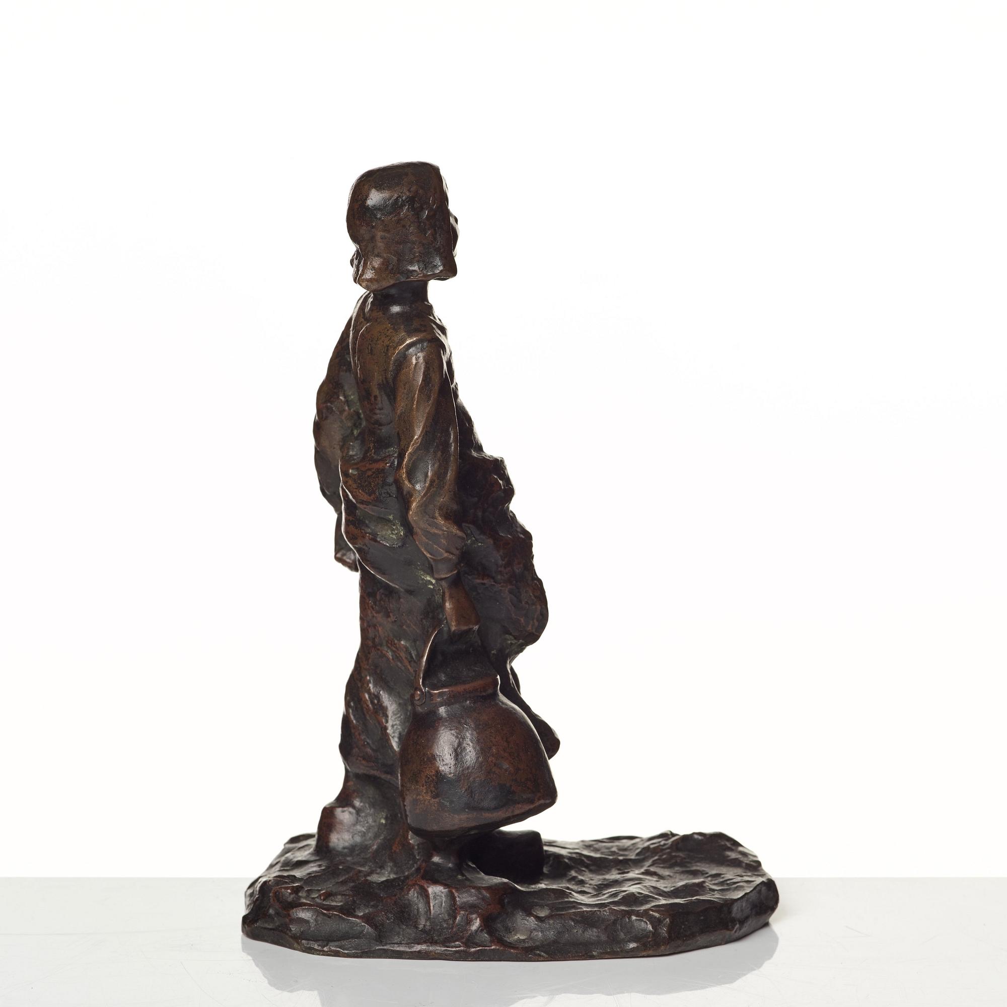 Ruth Milles, sculpture. Signed. Bronze. Height 29 cm.