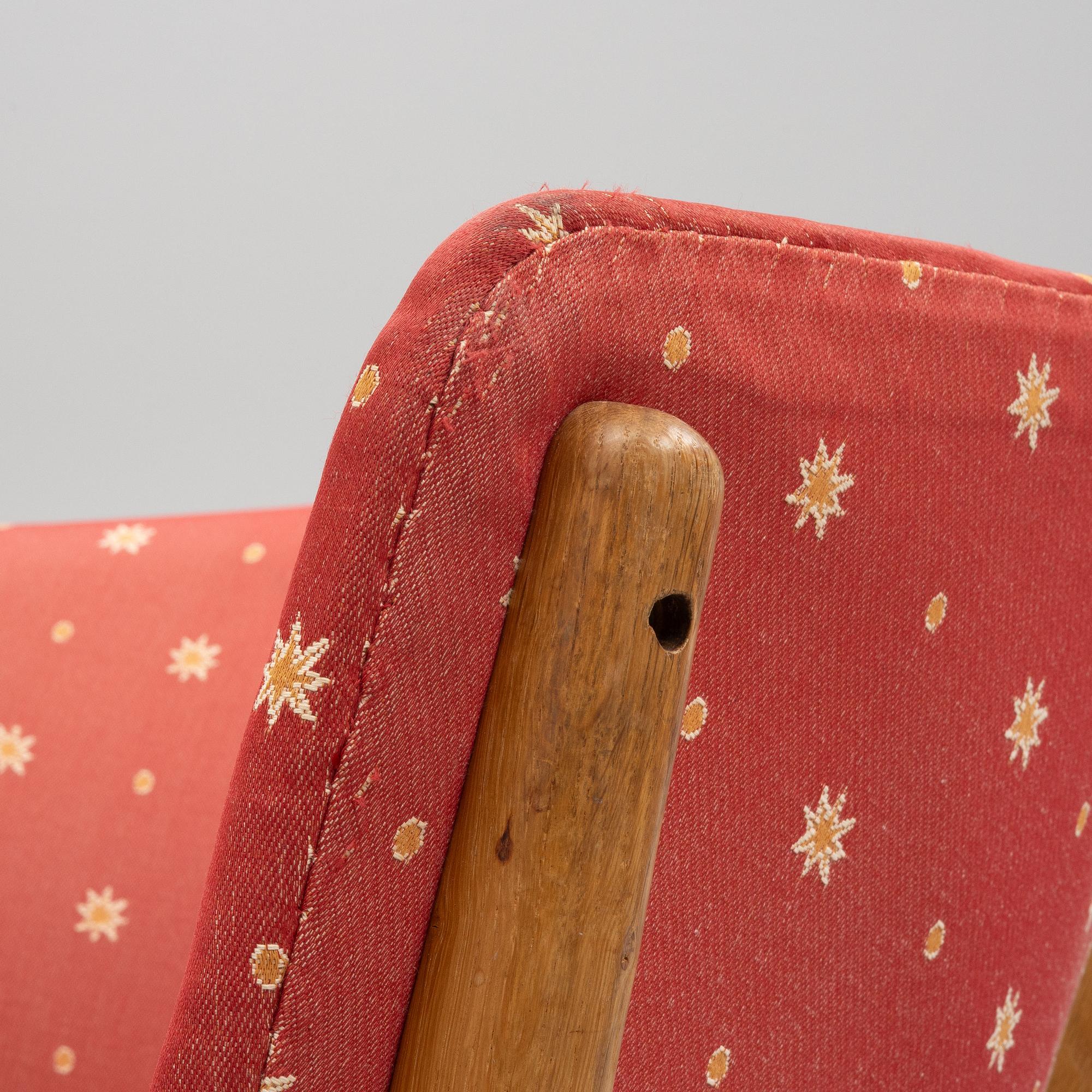 Jörgen and Nanna Ditzel, a pair of armchairs, 'Kitani ND-01', Willadsen, Vejen, 1950's.