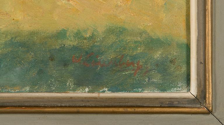 William Lönnberg, öljy kankaalle, signeerattu.