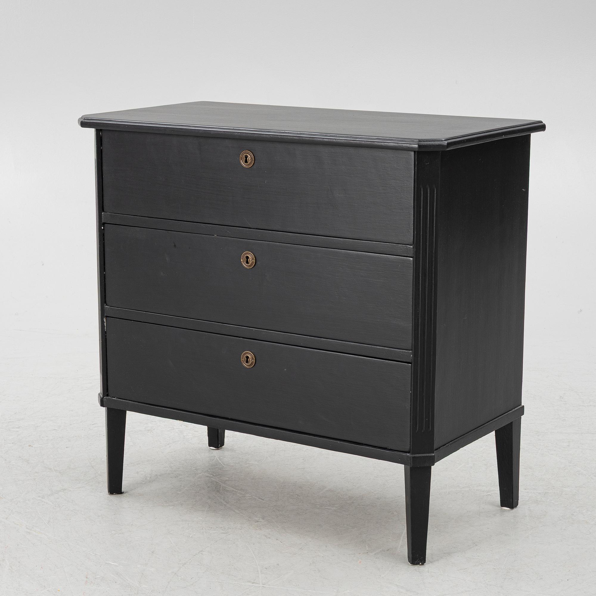 byrå, gustaviansk stil, 1900-talets andra hälft.