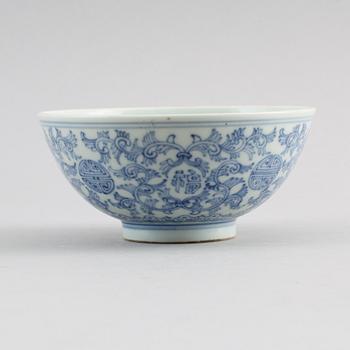 SKÅL, porslin, Kina, sannolikt 1900-tal.