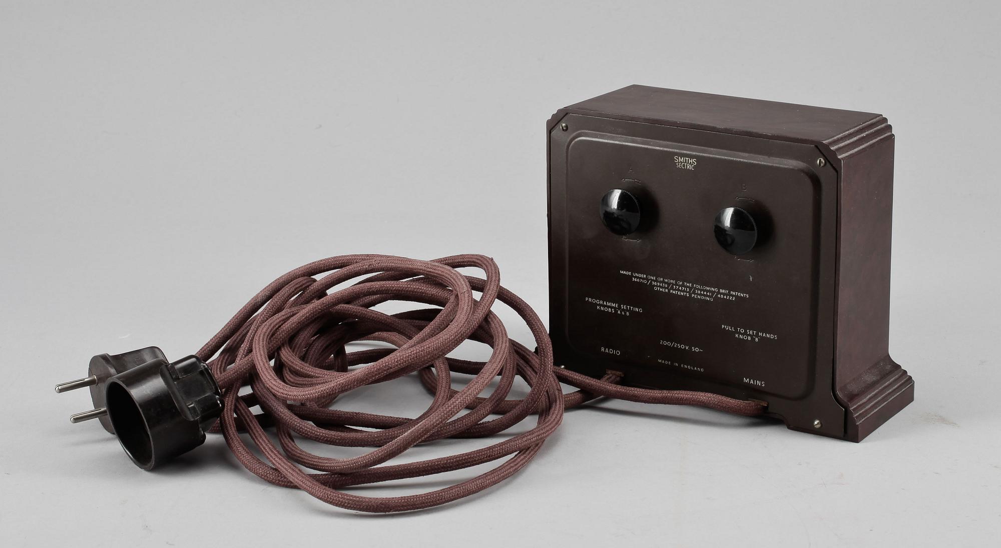 BORDSUR, "Sectric", Smiths, Storbritannien, 1900-talets mitt.