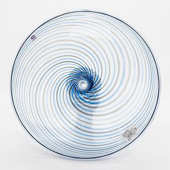 Inga Sempé, an art glass bowl 'Filigraani' series, signed INGA SEMPÉ IITTALA.