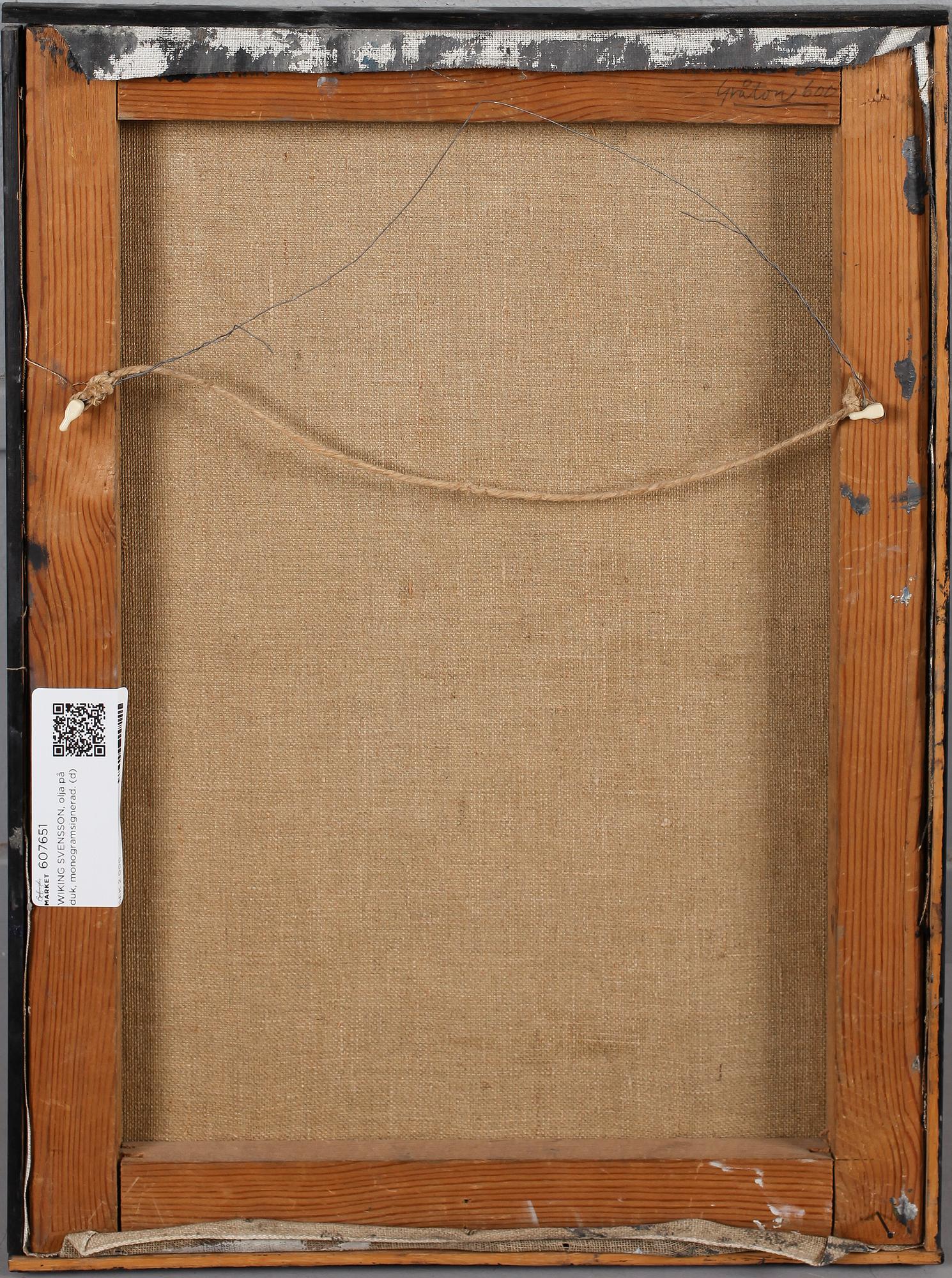 WIKING SVENSSON, olja på duk, monogramsignerad.