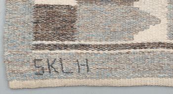 CARPET. Tapestry weave (Gobelängteknik). 317 x 200,5 cm. Signed SKLH KB 1966.