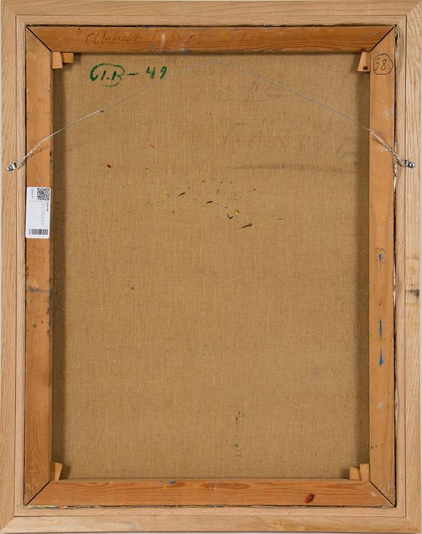 JOHN IVAR BERG, oil on canvas, signed and dated -49.