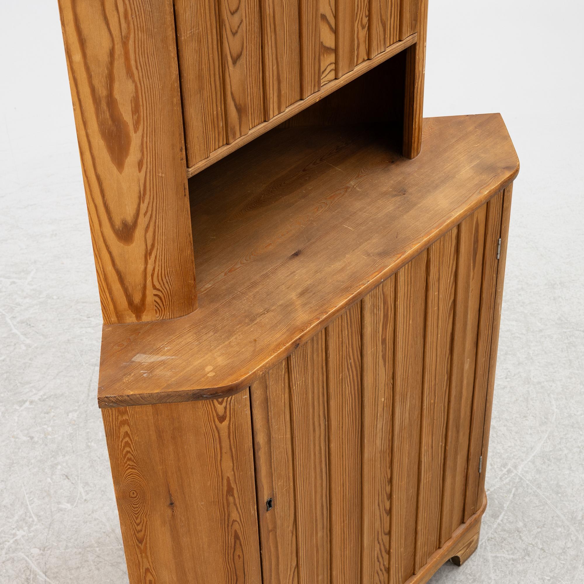 Göran Malmvall, a corner cabinet model "809" from the "Svensk Fur" series, Karl Andersson & Söner, Huskvarna, 1950s.