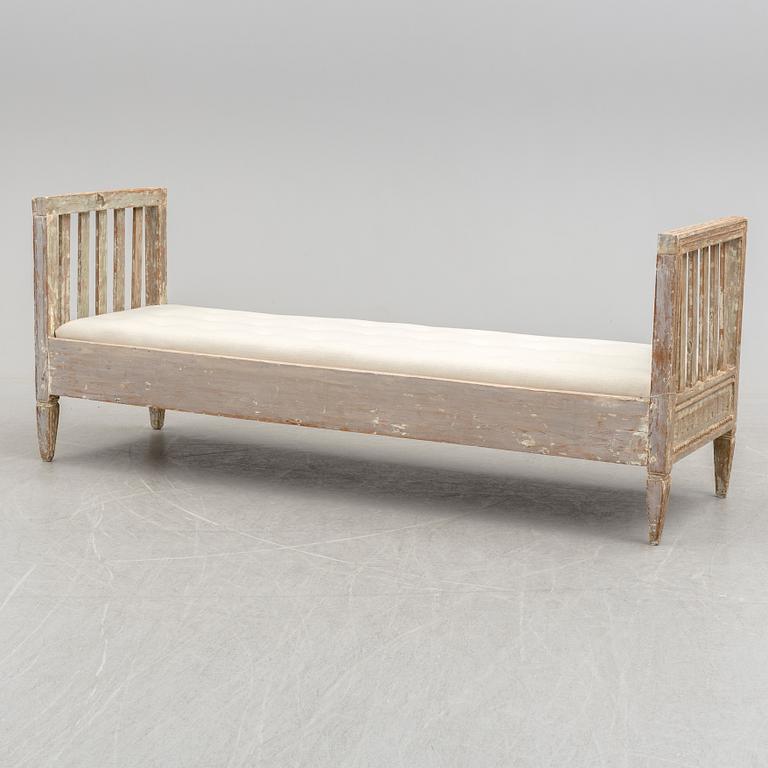 A gustavian sofa, ca 1800.