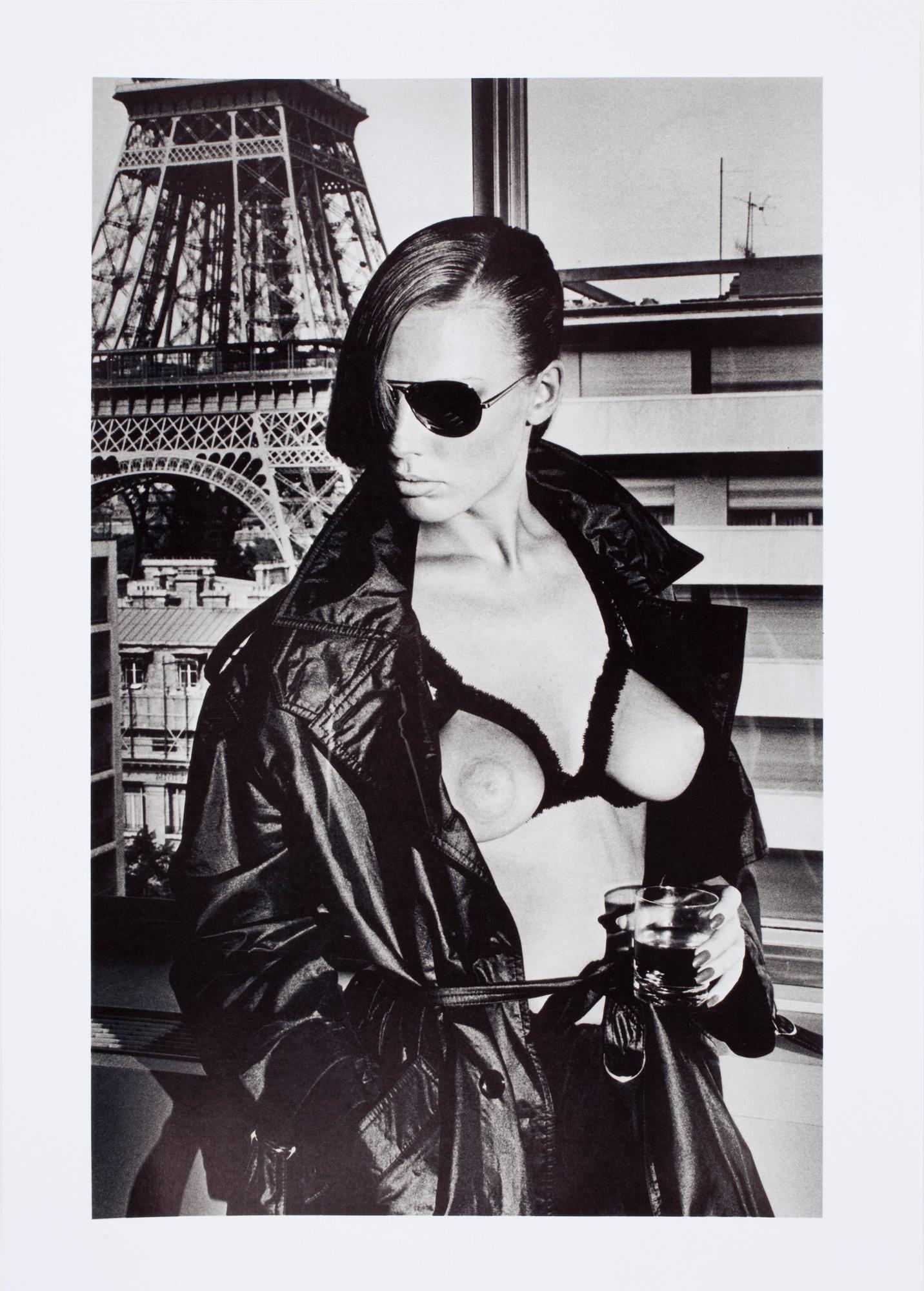 HELMUT NEWTON, "Bergström", Paris 1976, offsetlitografi, sign.