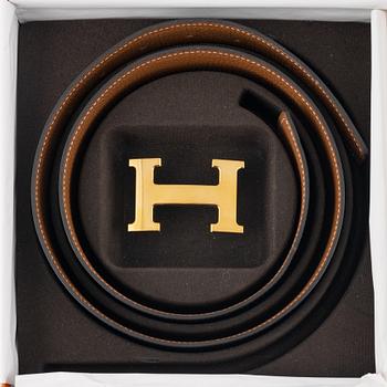 Hermès, skärp, "Constance" storlek 80, 2012.