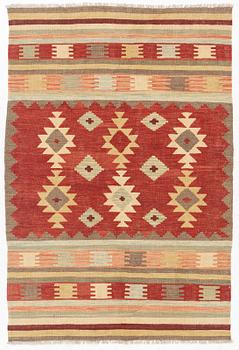 Rug, Kilim, approx. 185 x 120 cm.