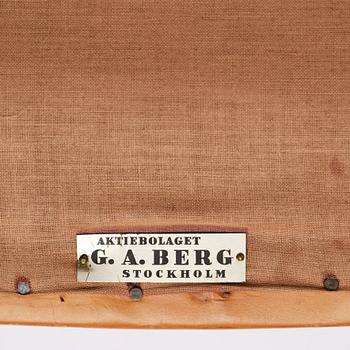 G.A. Berg, armchair, Stockholm, 1940s.