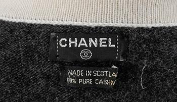 A jacket and skirt by Chanel.