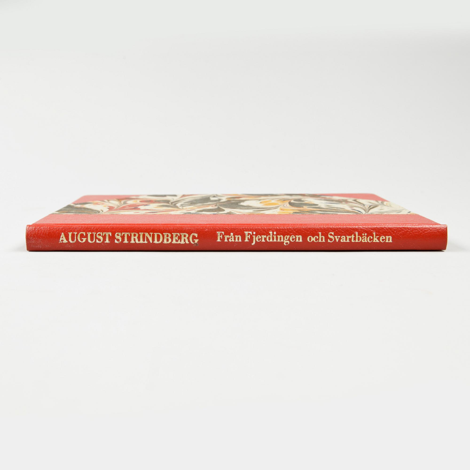 BOK, "Från Fjerdingen och Svartbäcken" av August Strindberg, Stockholm 1877.