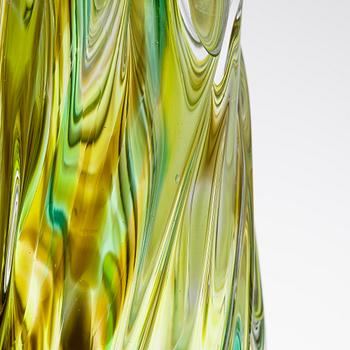 Alma Jantunen, glasskulptur, signerad Alma Jantunen 2006.