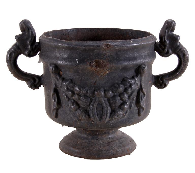 TRÄDGÅRDSURNA, gjutjärn, 1900-tal.