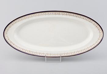 FISKFAT, porslin, Gustafsberg, omkring år 1900.