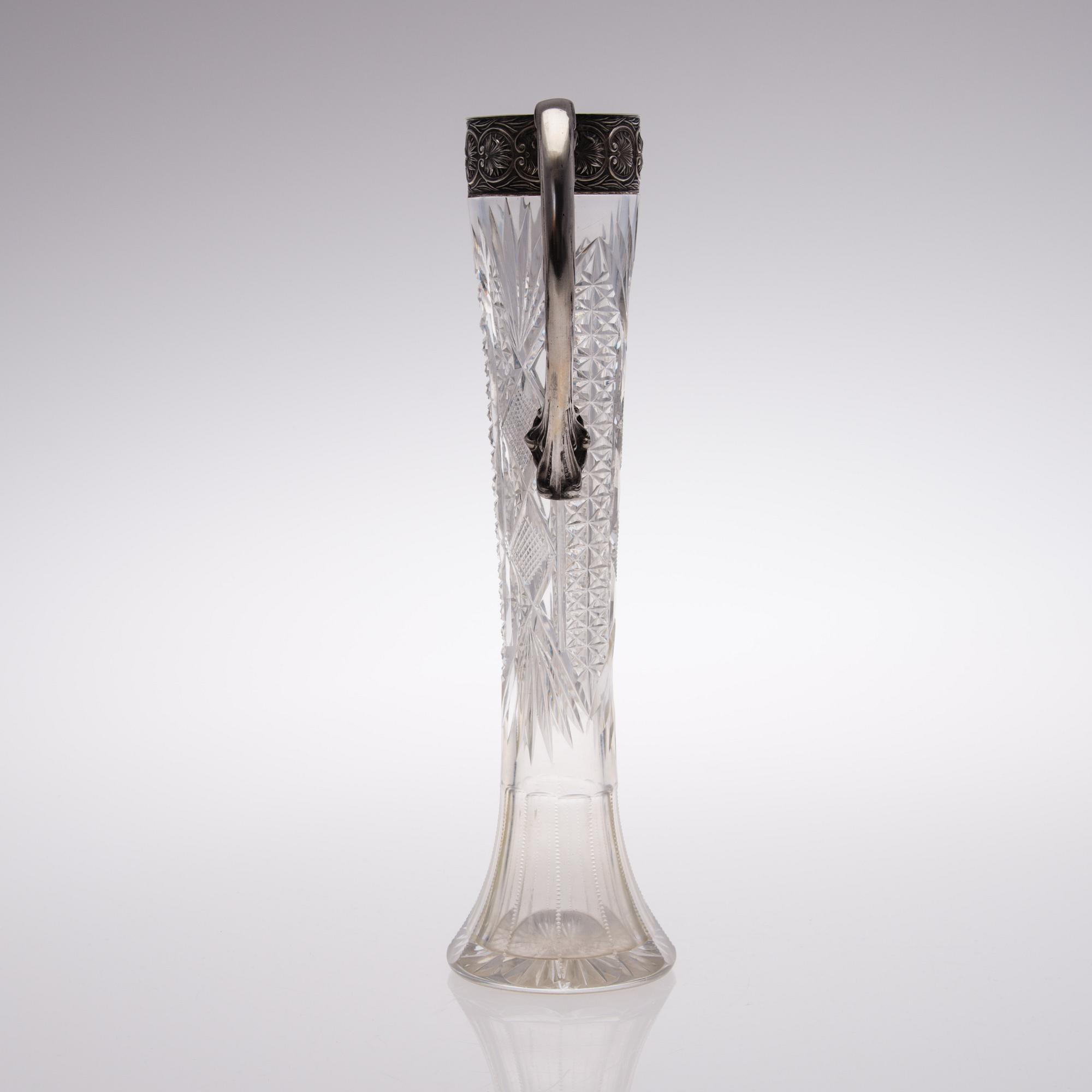 VAS, slipat glas och silver, 15 Artellen Moskva 1915-17,