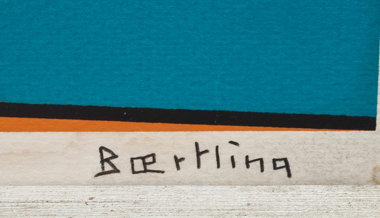OLLE BAERTLING, färgserigrafi, signerad och numrerad 10/100.