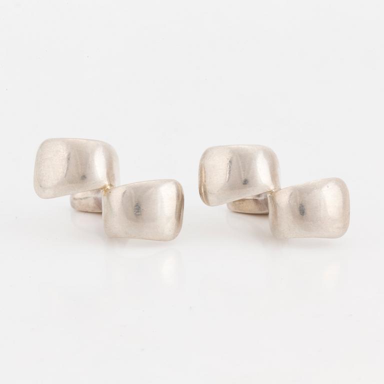 A pair of Georg Jensen sterlingsilver cufflinks.