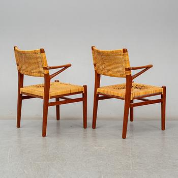 A pair of armchairs, second half of the 20th century.