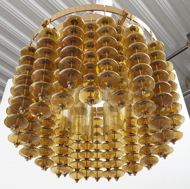 Hans-Agne Jakobsson, an "Estrella" ceiling lamp, model T580/H, Markaryd, Sweden 1960-70's.