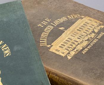 BÖCKER, 2 st,  "The Illustrated London News" 1865, pub Georg C. Leighton 198 Strand London.