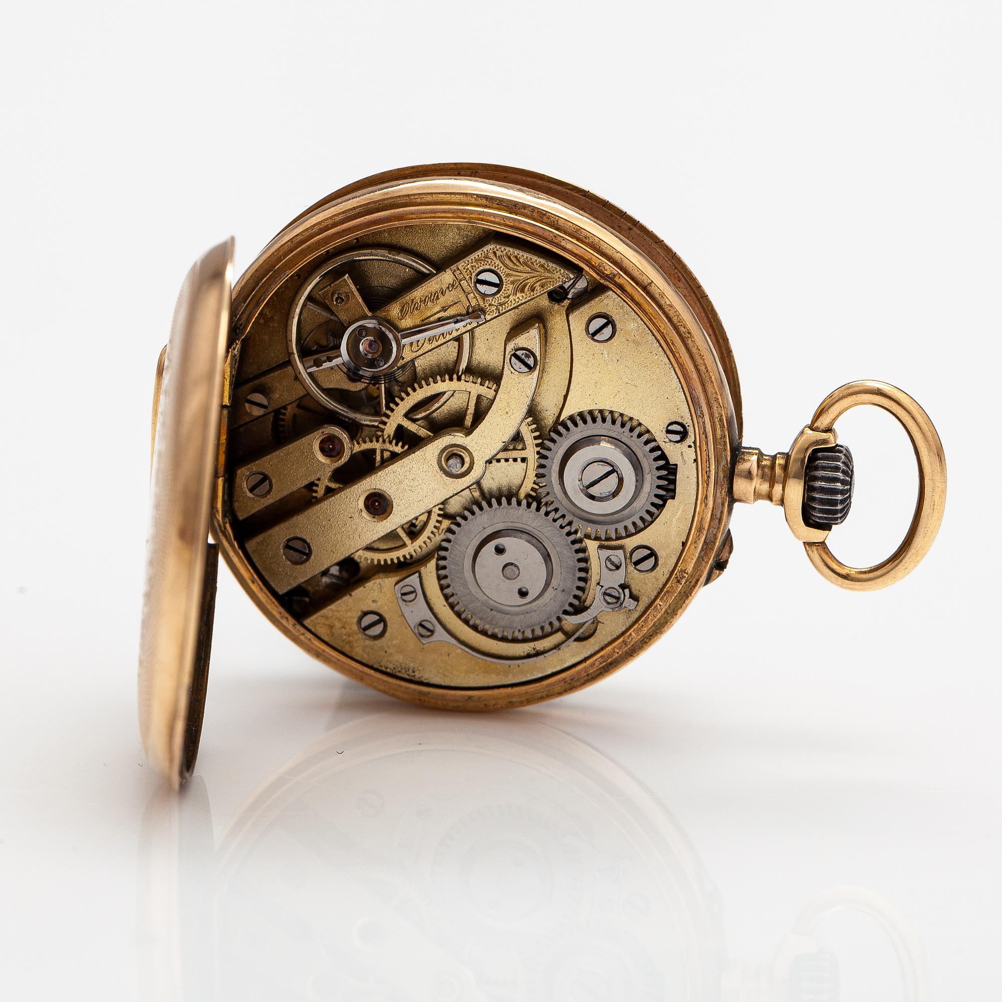 Pocket watch, 33 mm.