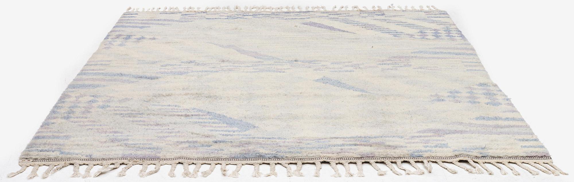 Barbro Nilsson, a carpet, 'Sandbotten', knotted pile, c. 215  x 186 cm, signed AB MMF BN.