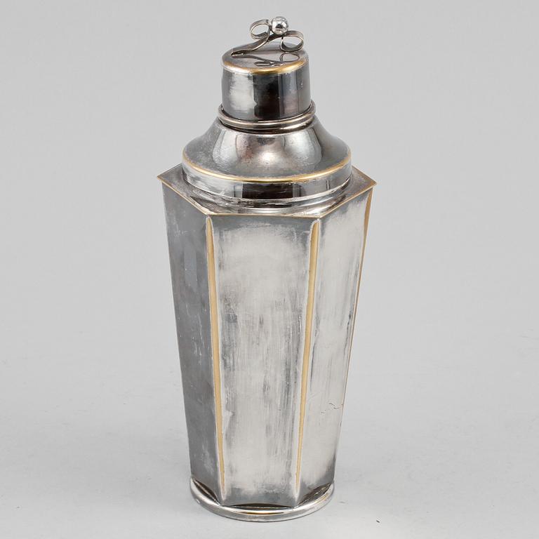 SHAKER, nysilver, 1900-talets andra kvartal.