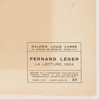 Fernand Léger After, "La Lecture".