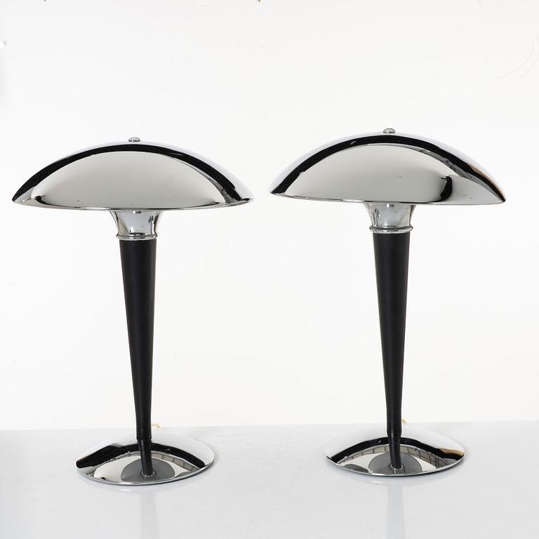 Table lamps, a pair, Dakapo, Ikea, 1993.