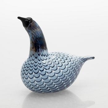 Oiva Toikka, A glass bird 'Diver', signed O. Toikka Nuutajärvi.