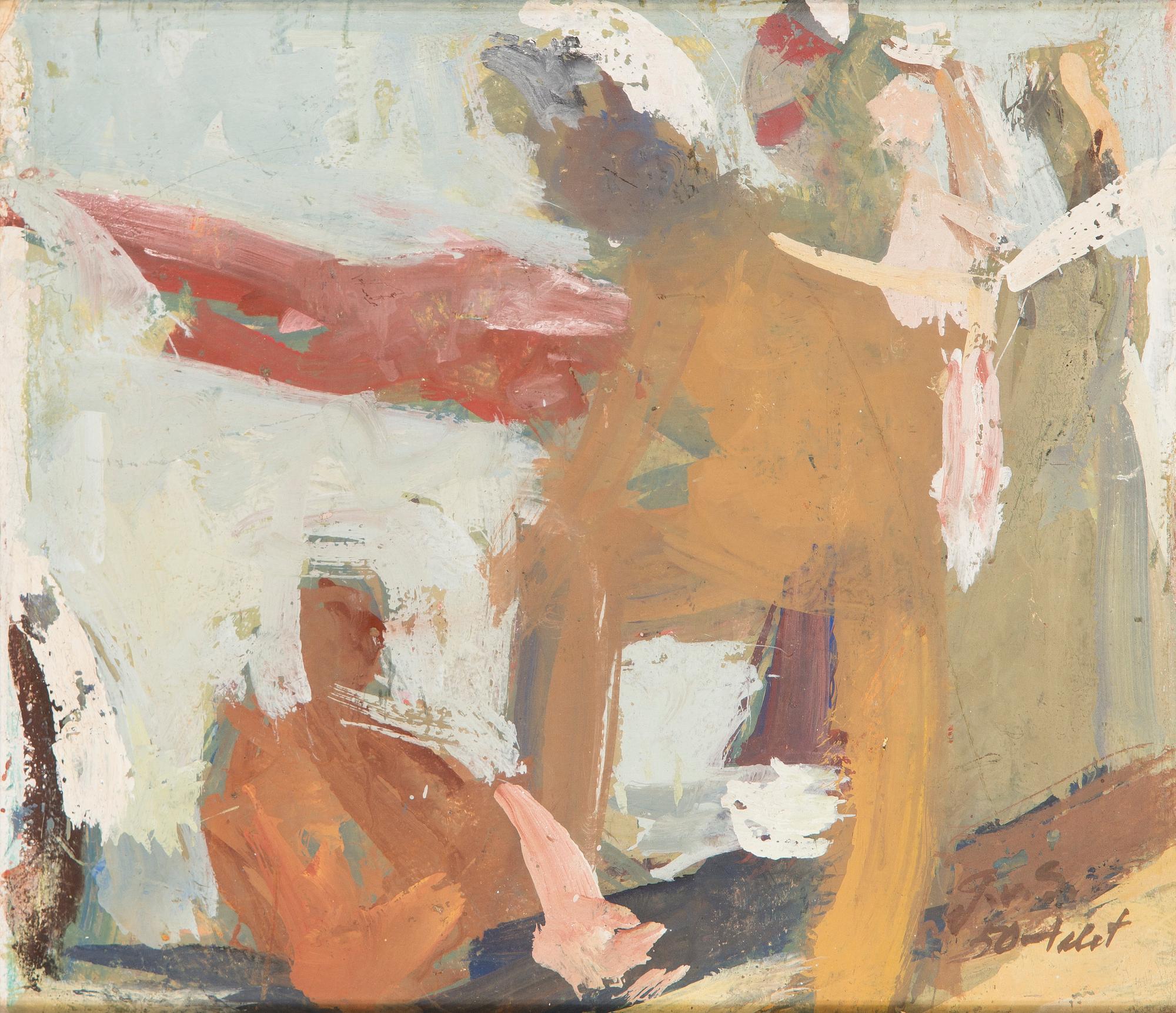 Georges von Swetlik, skiss till temat "Alexander och Diogenes".