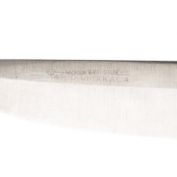 Tapio Wirkkala, a knife (puukko), Hackman, Finland post 1961.