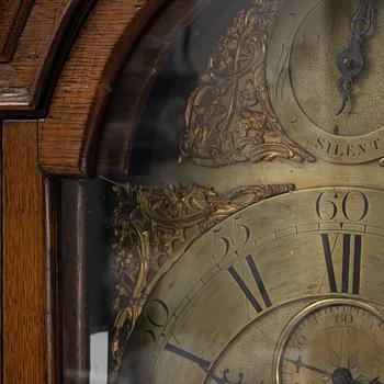 A George II longcase clock by Joseph Knowles, Epsom, first part of the 19th Century.