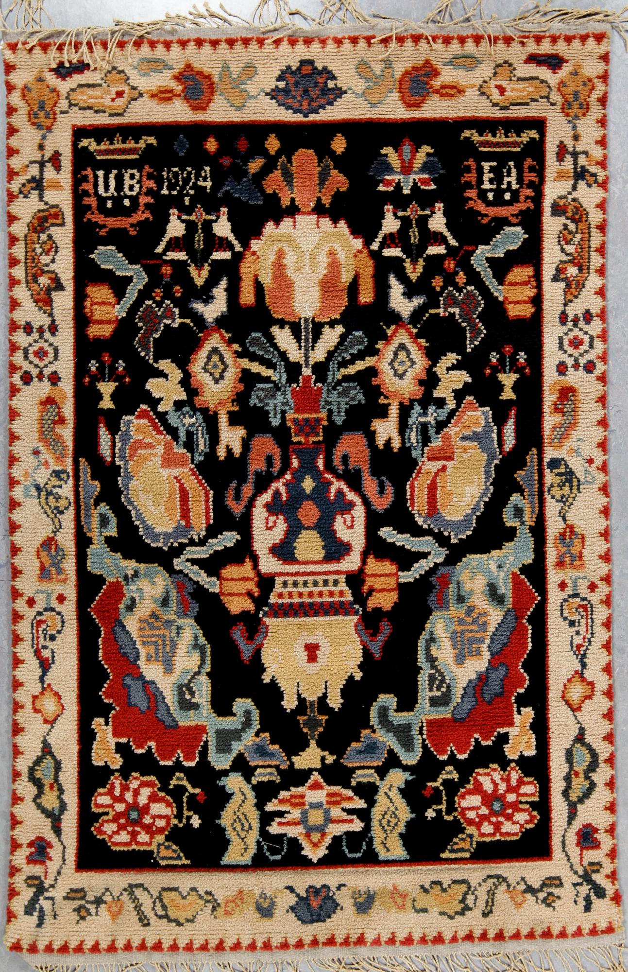 MATTA, rya, Sverige 1924. Ca 241 x 159.