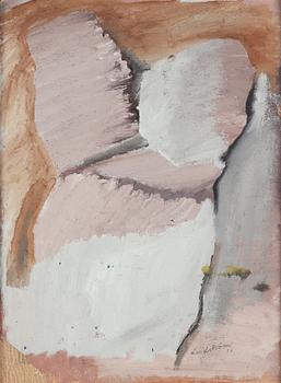 Bengt Lindström, oil on paper laid on canvas, signed and dated -57.