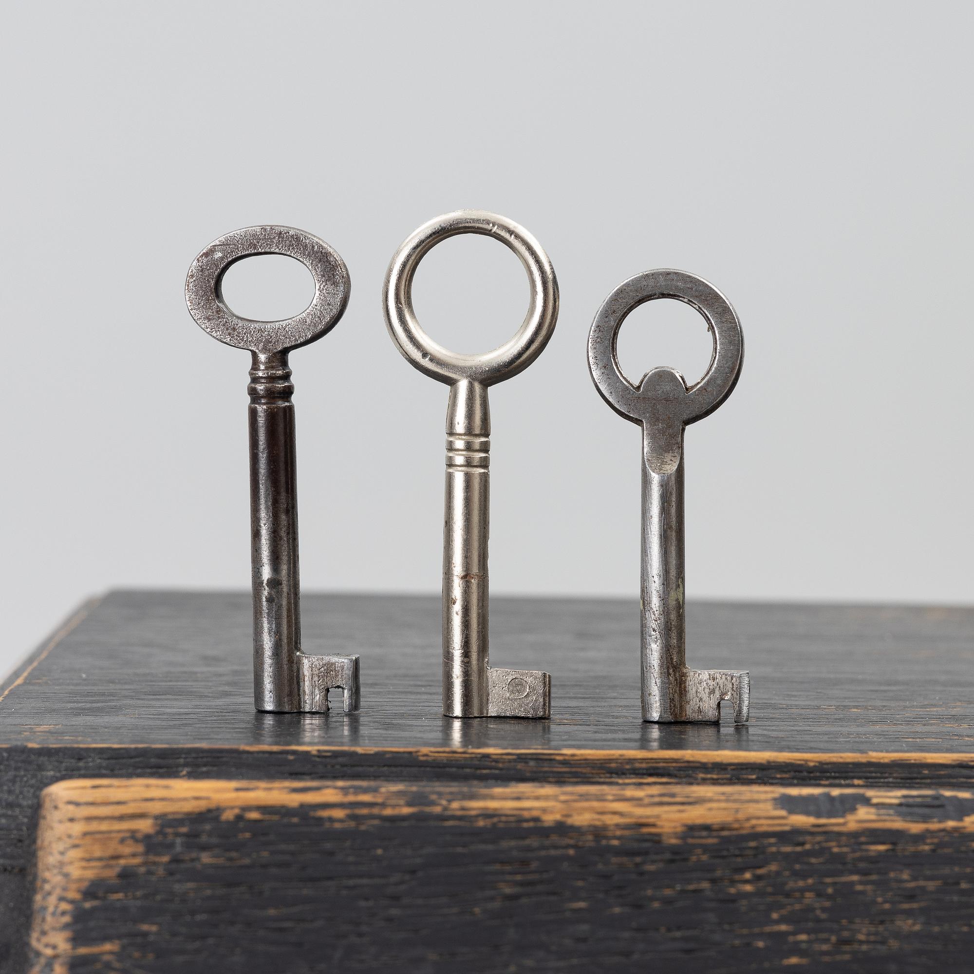 Snedklaffsekretär, barockstil, 1800-tal.