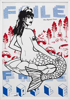FAILE (Patrick McNeil & Patrick Miller) · FAILE (PATRICK MCNEIL & PATRICK MILLER), färglitografi. Numr 628/750.